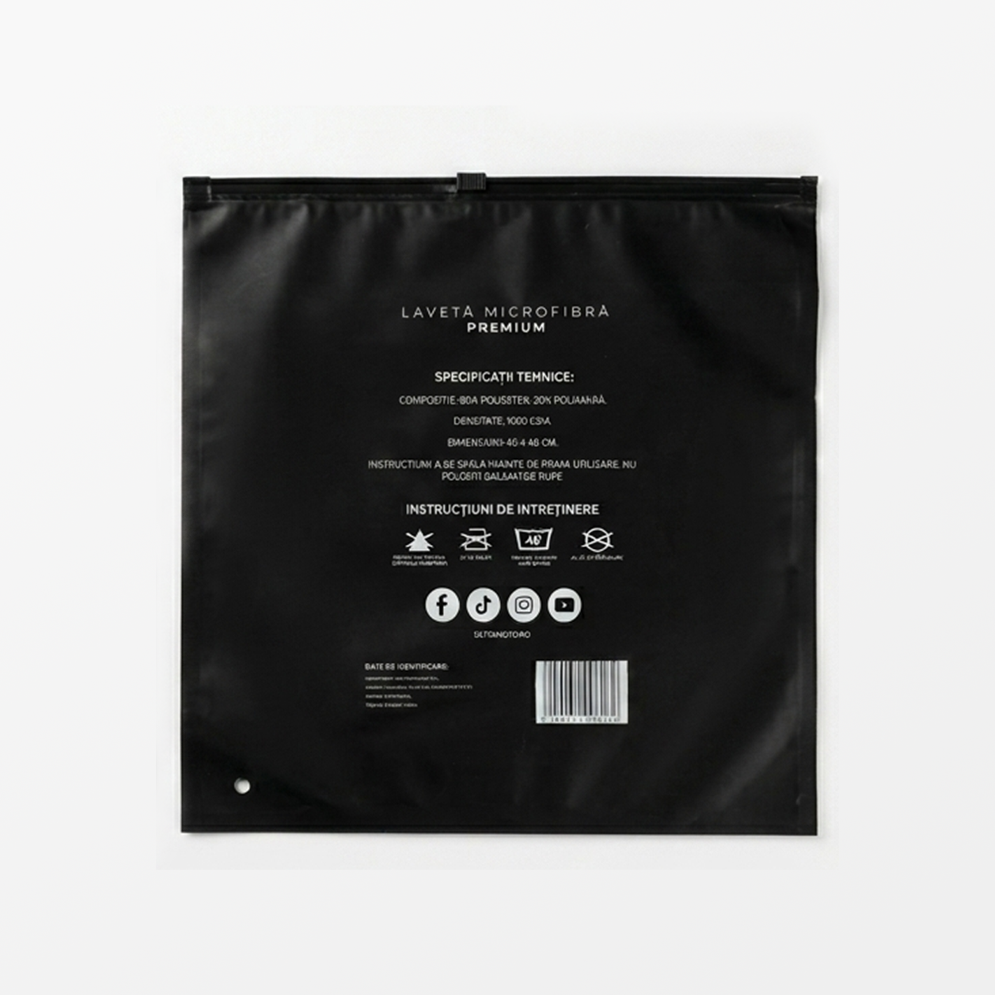 Husă Protecție Ziplock „Ultramoto” – Pentru Lavetă Microfibră